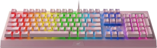 Razer BlackWidow V3 Green Mechanical Switches RGB Gaming Keyboard - Quartz