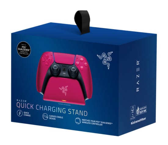 Razer Quick Charging Stand for PS5 DualSense Wireless Controller - Pink