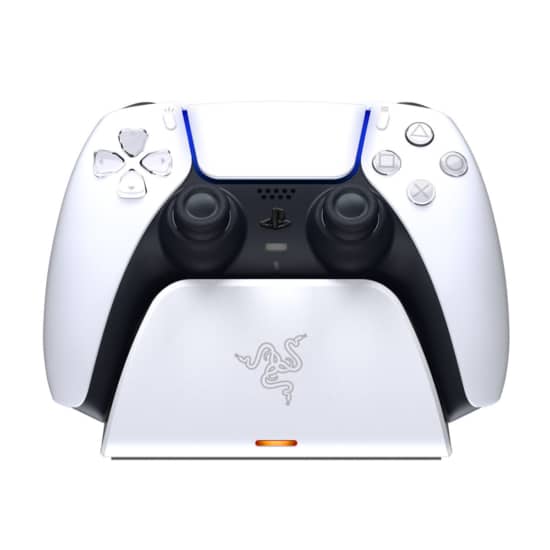 Razer Quick Charging Stand for PS5 DualSense Wireless Controller - White