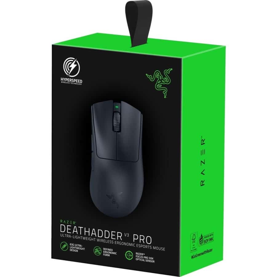 Razer DeathAdder V3 Pro Wireless Ergonomic Esports Gaming Mouse