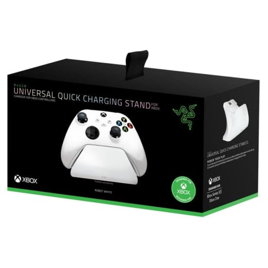 Razer Universal Quick Charging Stand for Xbox Controllers - Robot White