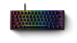 Razer Huntsman Mini - Clicky Optical Switch Purple 60% RGB Gaming Keyboard