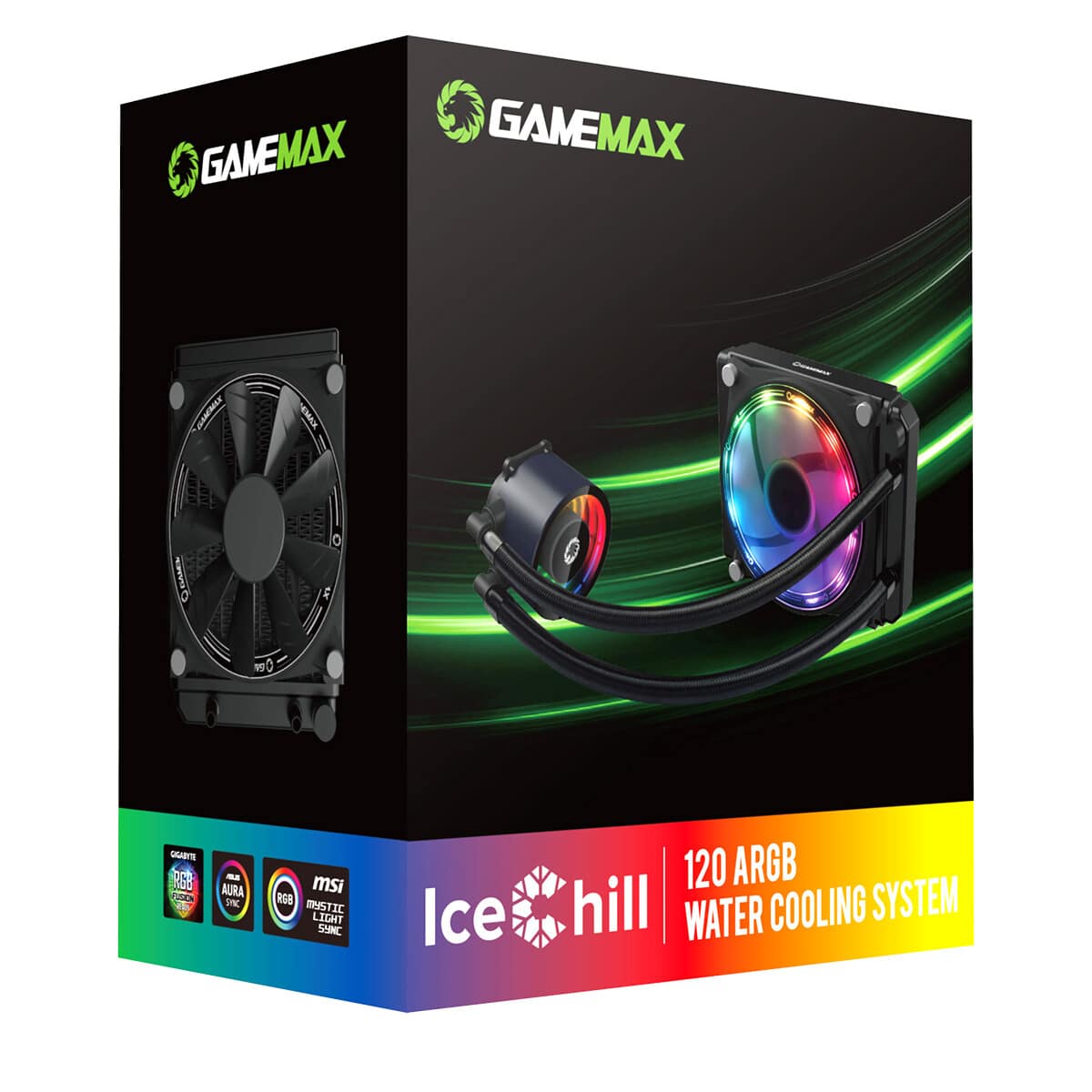GameMax Ice Chill 120mm ARGB All-In-One Liquid CPU Cooler