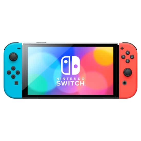 Nintendo Switch Neon OLED with Mario Kart 8 + 3-months Nintendo Switch Online Membership Bundle