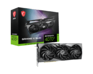MSI NVIDIA GeForce RTX 4070 Ti Gaming X Slim 12G GDDR6X Graphics Card