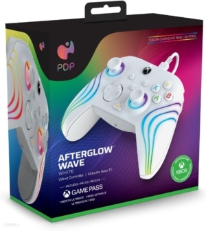 PDP AfterGlow Wave Wired Controller - White