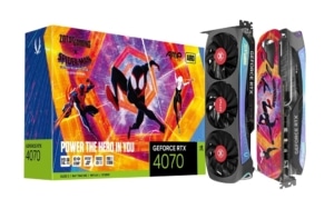 Zotac NVIDIA GeForce RTX 4070 AMP AIRO Spider-Man 12GB GDDR6X Graphics Card