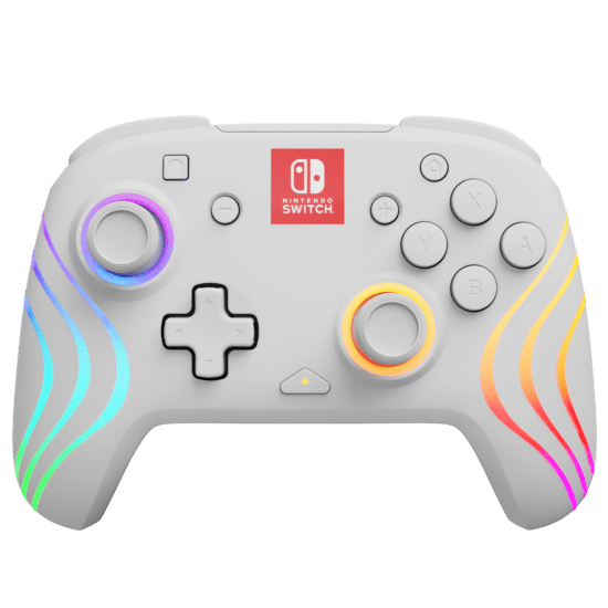 PDP Afterglow Wave Nintendo Switch Wireless Controller Front View