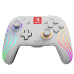 PDP Afterglow Wave Nintendo Switch Wireless Controller Slanted View