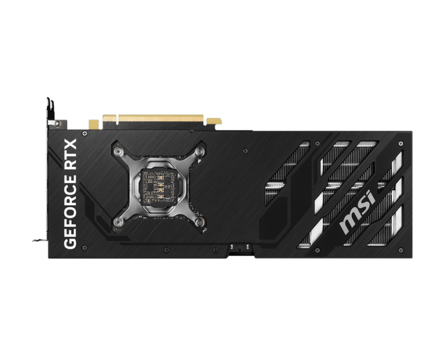 MSI NVIDIA VENTUS GeForce RTX 4070 SUPER 3X OC 12 GB GDDR6X Graphics Card Backplate