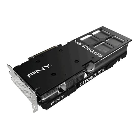 PNY GeForce RTX 4070 Ti 12GB VERTO Triple Fan DLSS 3 Graphic Card Backplate & Ports