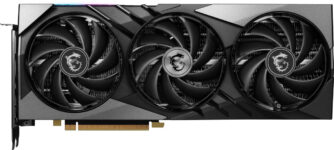 MSI GAMING GeForce RTX 4070 SUPER 12G GAMING X SLIM Flat View