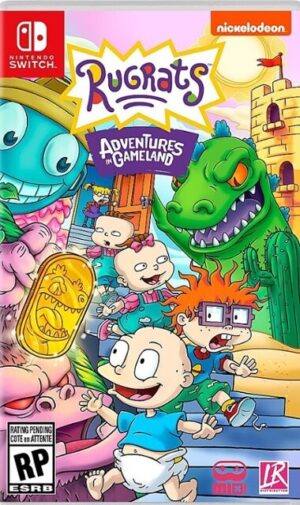 Rugrats: Adventures in Gameland (Nintendo Switch) Cover Art Front View