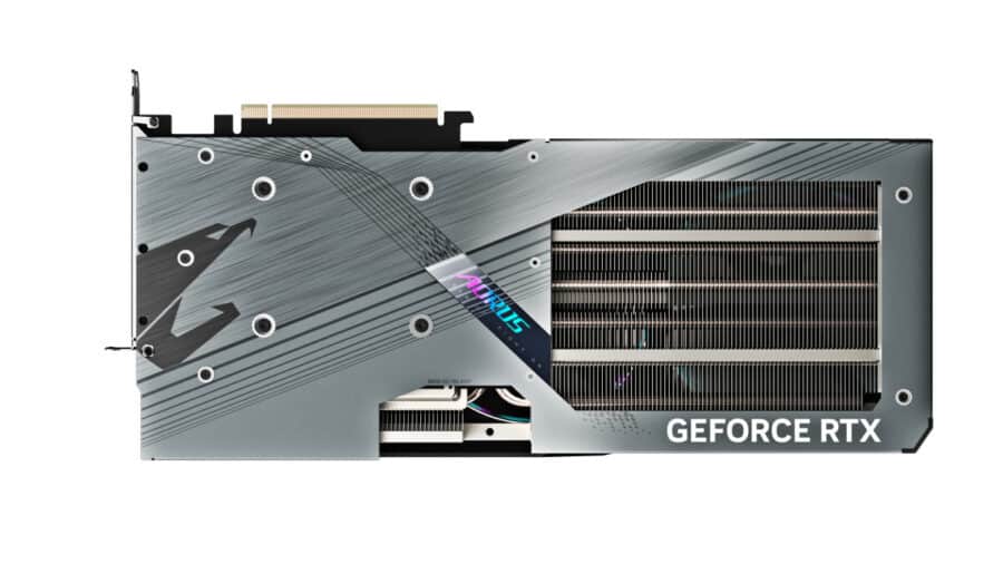 Gigabyte NVIDIA GeForce RTX 4070 SUPER AORUS MASTER 12GB GDDR6X Graphics Card Backplate