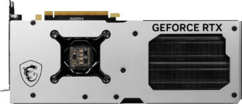 MSI GAMING GeForce RTX 4070 SUPER 12G GAMING X SLIM WHITE NVIDIA 12 GB Graphics Card Backplate