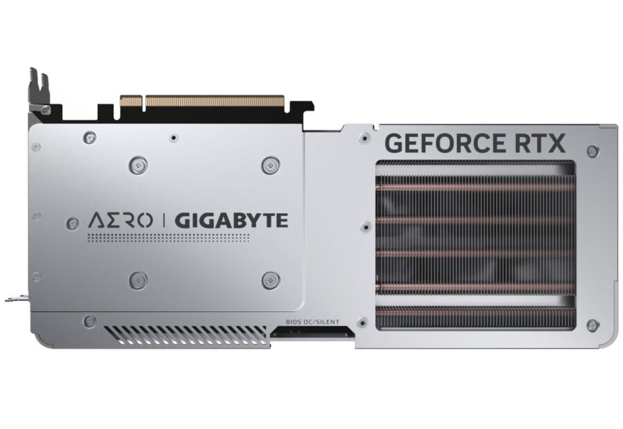 Gigabyte AERO GeForce RTX 4070 SUPER AERO OC Graphics Card Backplate
