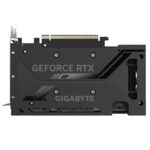 Gigabyte NVIDIA GeForce RTX 4060 Ti WINDFORCE OC 8 GB GDDR6 Graphics Card Top View Backplate