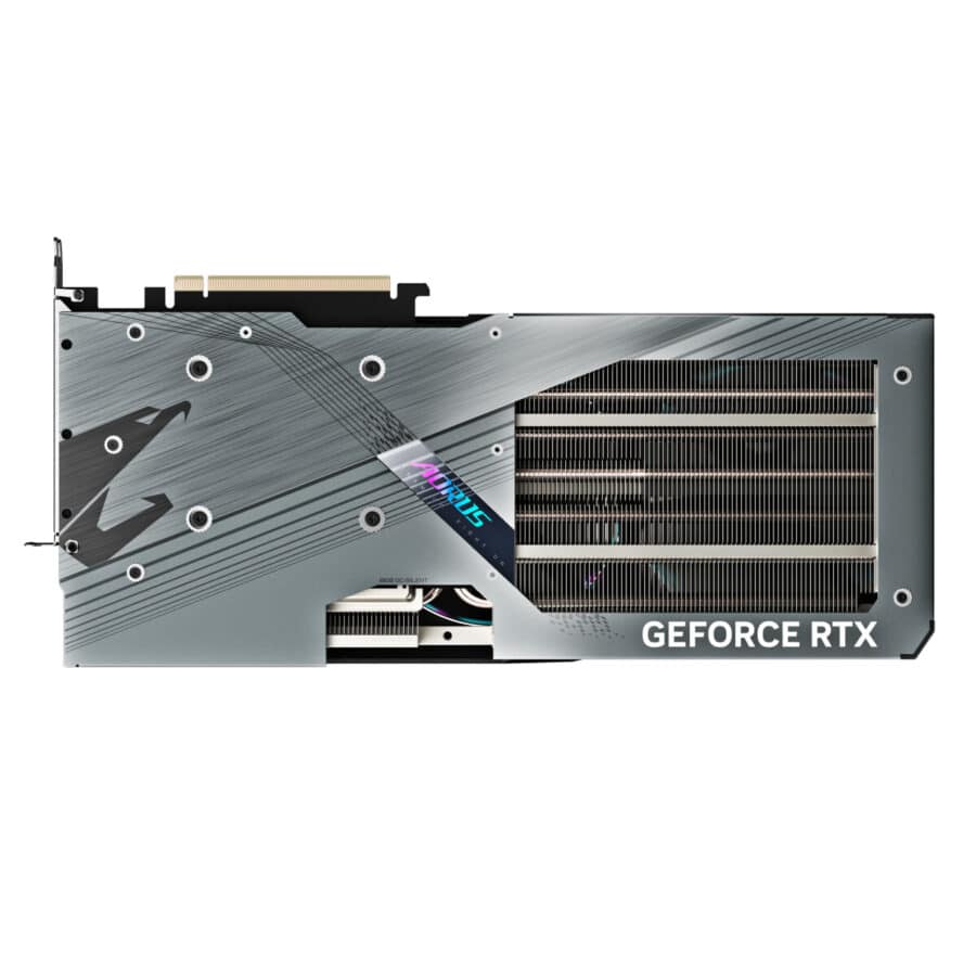 Gigabyte NVIDIA GeForce RTX 4070 Ti SUPER AORUS MASTER 16GB GDDR6X Graphics Card Backplate