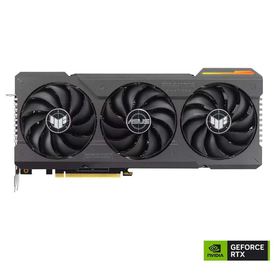 ASUS TUF GAMING NVIDIA RTX 4070 Ti SUPER Graphics Card Front View
