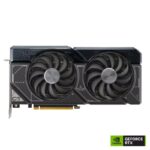 ASUS DUAL NVIDIA RTX 4070 SUPER Graphics Card Front View