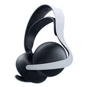 Sony PS5 PULSE Elite Wireless Headset – White Side Angled View