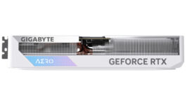 Gigabyte AERO GeForce RTX 4070 SUPER AERO OC Graphics Card Top View
