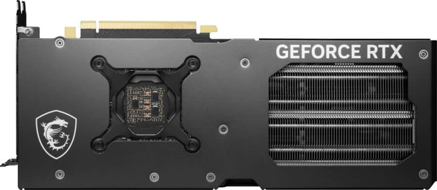 MSI GAMING GeForce RTX 4070 SUPER 12G GAMING X SLIM Backplate