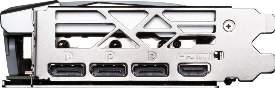 MSI GAMING GeForce RTX 4070 SUPER 12G GAMING X SLIM WHITE NVIDIA 12 GB Graphics Card Ports