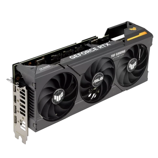 ASUS TUF GAMING NVIDIA RTX 4070 SUPER OC Graphics Card Top View