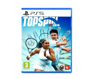TopSpin 2K25 (PlayStation 5) Case Front Angle