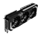 Palit NVIDIA RTX 4080 SUPER GamingPro OC Graphics Card Angled View & Ports