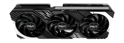 Palit NVIDIA RTX 4080 SUPER GamingPro Graphics Card Tilted Front View