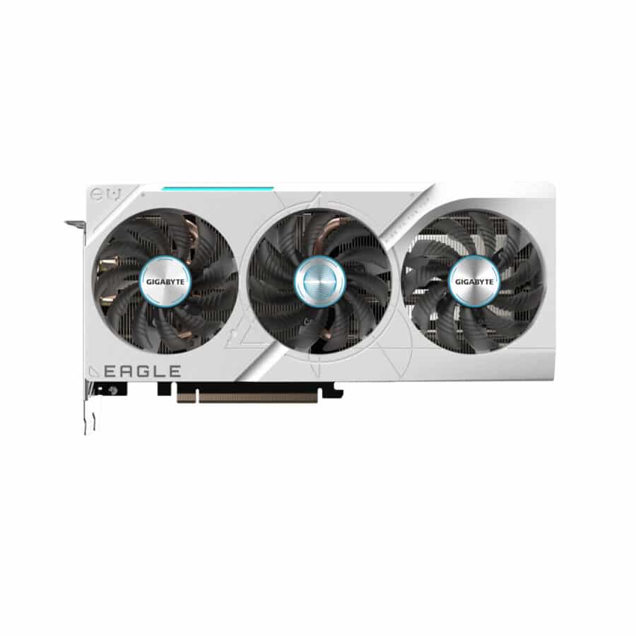 Gigabyte NVIDIA GeForce RTX 4070 SUPER EAGLE ICE OC 12GB GDDR6X Graphics Card Front View