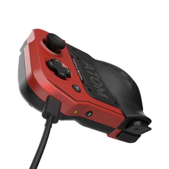 Turtle Beach Atom - Android Edition - Red & Black Charging Port