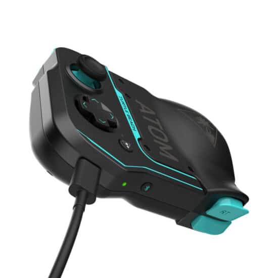 Turtle Beach Atom - Android Edition - Teal & Black Charging Port