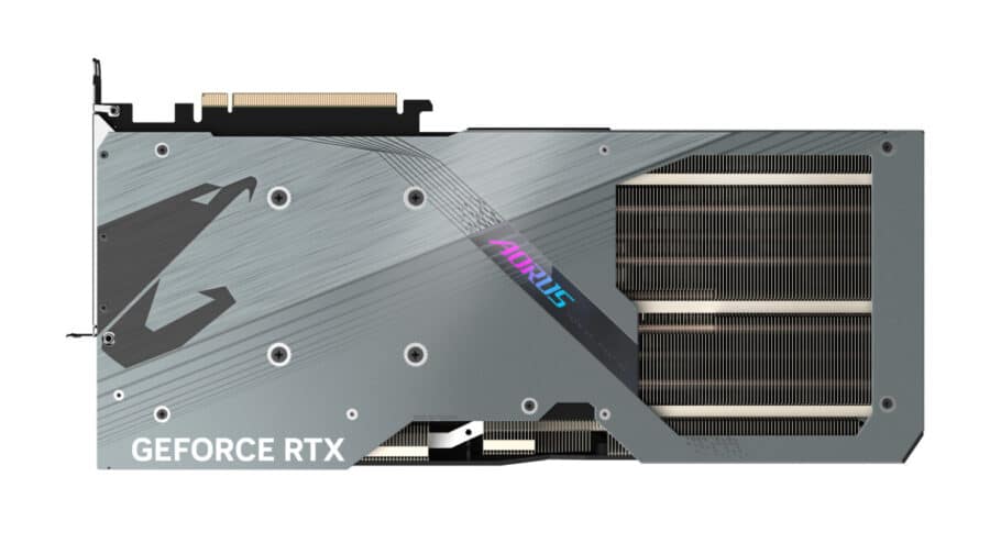 Gigabyte NVIDIA GeForce RTX 4080 SUPER AORUS MASTER 16GB GDDR6X Graphics Card Backplate