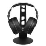 Turtle Beach - Ear Force HS2 Headset Stand Side Angled View With Headphones