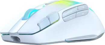 Turtle Beach - Kone XP Air Mouse - White Side View & Buttons