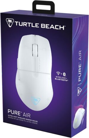 Turtle Beach - Pure Air Ultra-Light Wireless Gaming Mouse - White Side Box