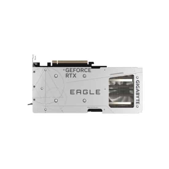 Gigabyte NVIDIA GeForce RTX 4070 SUPER EAGLE ICE OC 12GB GDDR6X Graphics Card Backplate