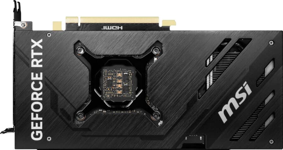 MSI NVIDIA VENTUS GeForce RTX 4070 Ti SUPER VENTUS 2X OC 16GB GDDR6X Graphics Card Backplate