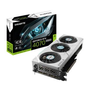 Gigabyte NVIDIA GeForce RTX 4070 SUPER EAGLE ICE OC 12GB GDDR6X Graphics Card & Box