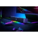 Razer - Leviathan V2 X RBG Soundbar Speaker Angled View RGB