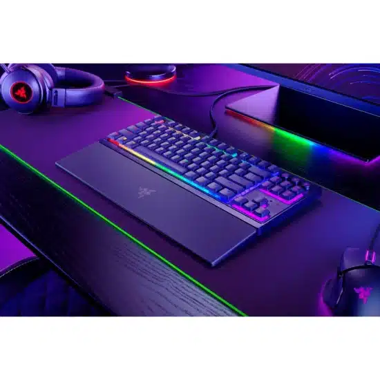 Razer - Ornata V3 Tenkeyless RGB Keyboard - UK Layout Angled View