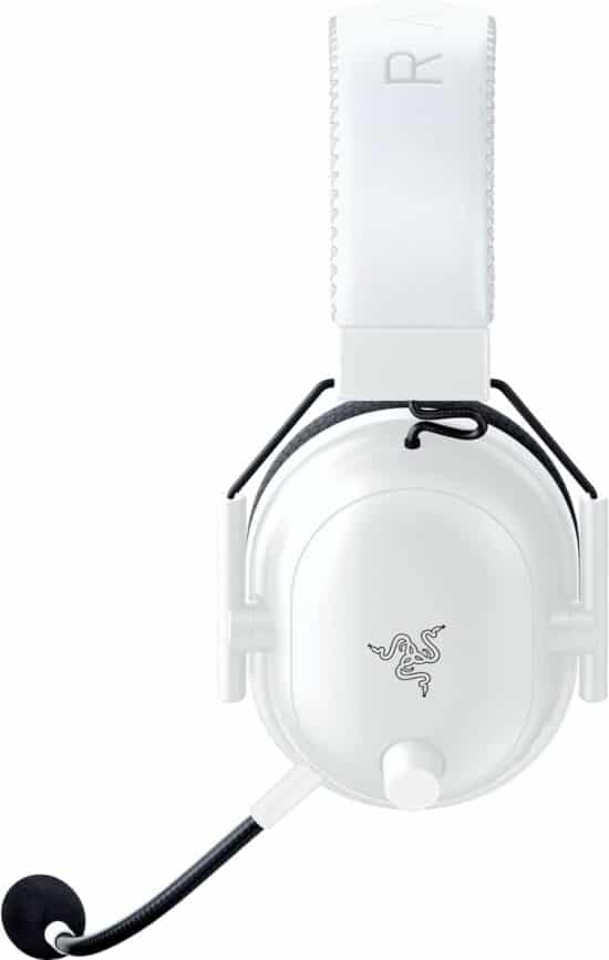 Razer - BlackShark V2 Pro Gaming Headset (PlayStation Licensed) - White Side View