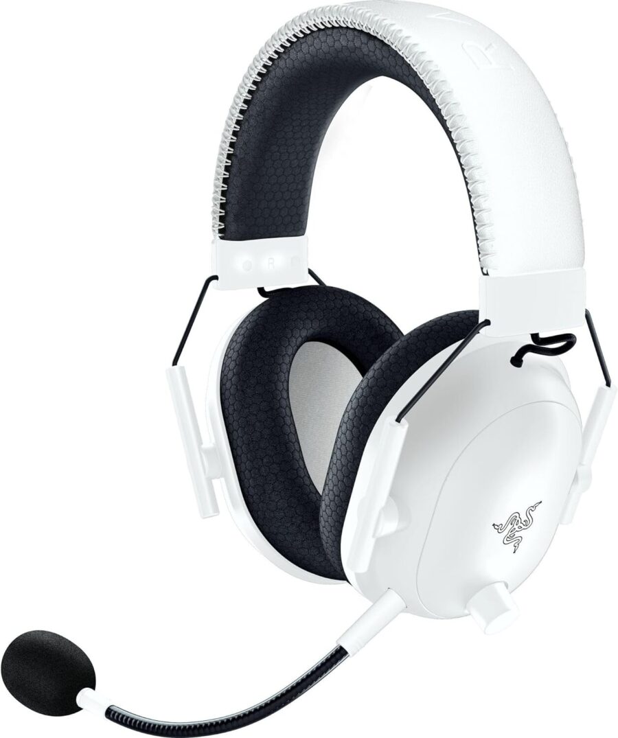 Razer - BlackShark V2 Pro Gaming Headset (PlayStation Licensed) - White Angled View
