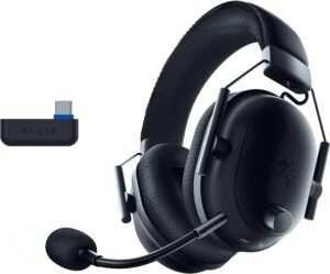 Razer - BlackShark V2 Pro Gaming Headset (PlayStation Licensed) - Black & USB
