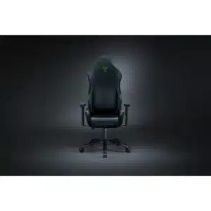 Razer - Iskur XL Chair - Green & Black Front View