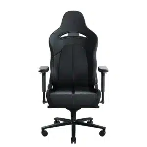 Razer - Enki Gaming Chair - Black & Green - Front View