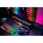 Razer - Leviathan V2 RGB Soundbar Speakers Top Angled View Set Up